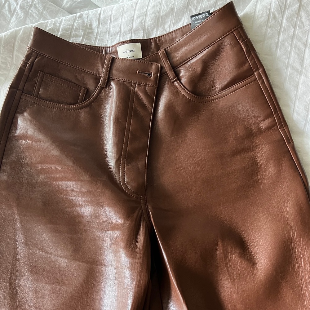 Aritzia leather pant